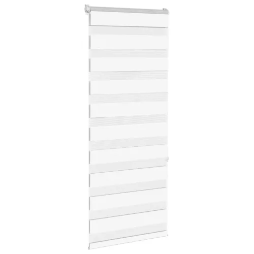 Zebrafüggönnyel fehér szövetszélesség 60,9 cm poliészter