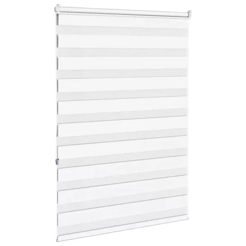 Zebrafüggönnyel fehér szövetszélesség 90,9 cm poliészter