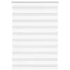Zebrafüggönnyel fehér szövetszélesség 105,9 cm poliészter