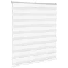 Zebrafüggönnyel fehér szövetszélesség 125,9 cm poliészter