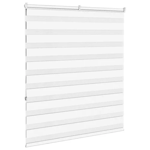 Zebrafüggönnyel fehér szövetszélesség 125,9 cm poliészter