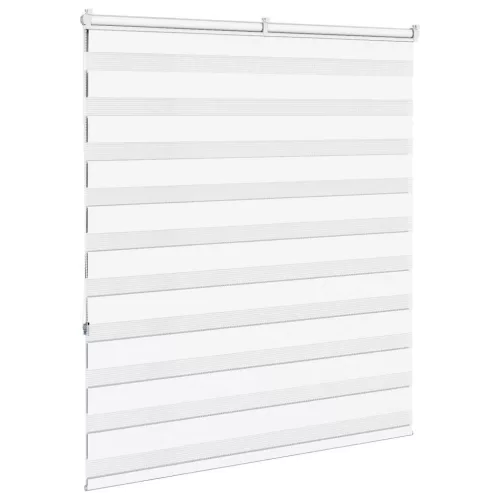 Zebrafüggönnyel fehér szövetszélesség 130,9 cm poliészter