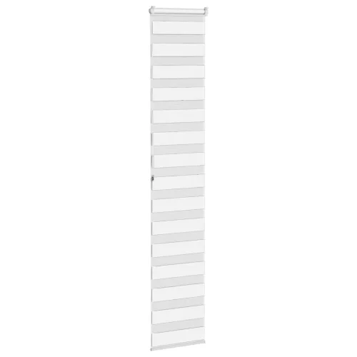 Zebrafüggönnyel fehér szövetszélesség 40,9 cm poliészter