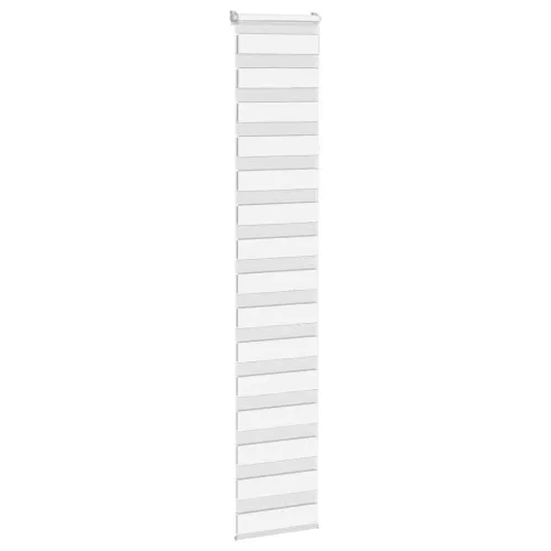 Zebrafüggönnyel fehér szövetszélesség 45,9 cm poliészter
