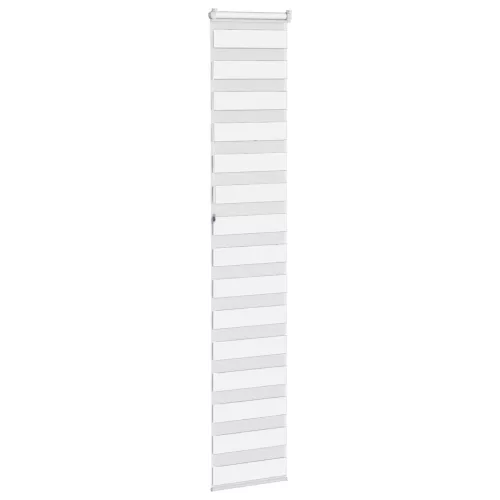 Zebrafüggönnyel fehér szövetszélesség 45,9 cm poliészter