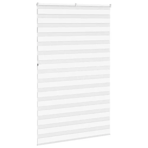 Zebrafüggönnyel fehér szövetszélesség 135,9 cm poliészter