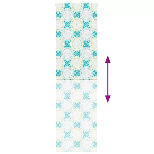 Zuhanyzó redőny 60x240 cm Szövetszélesség 56 cm