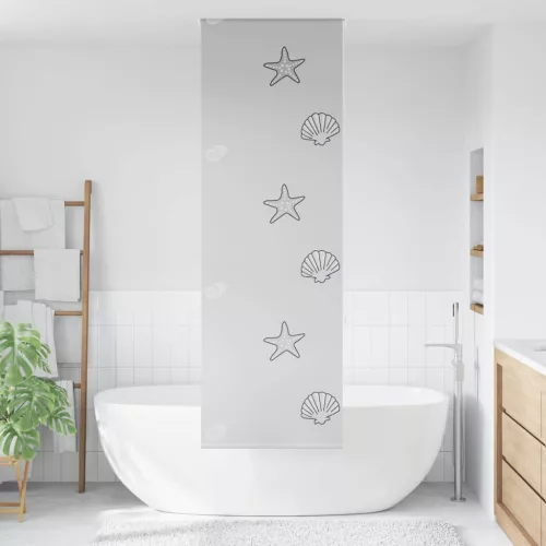 Zuhanyzó redőny 80x240 cm szövet szélessége 76 cm