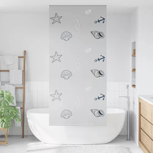 Zuhanyzó redőny 90x240 cm szövet szélessége 86 cm