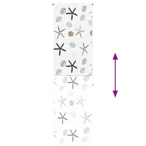 Zuhanyzó redőny 70x240 cm szövetszélesség 66 cm