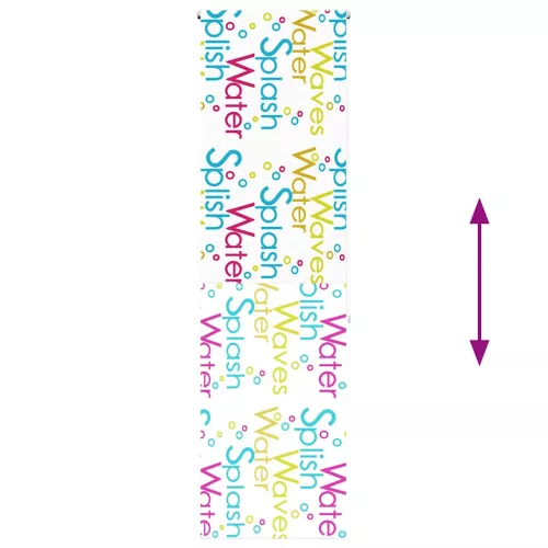 Zuhanyzó redőny 70x240 cm szövetszélesség 66 cm