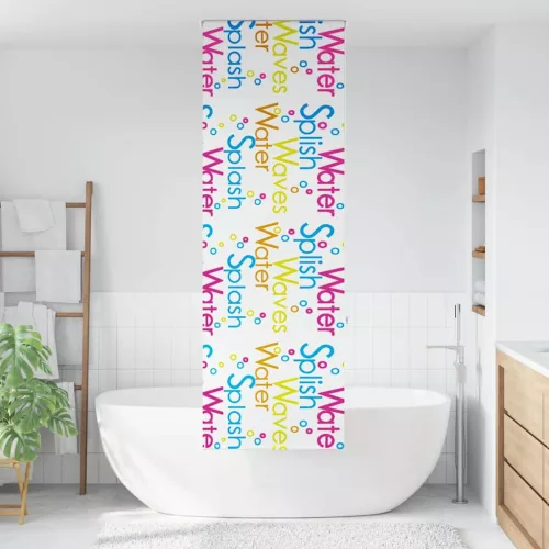 Zuhanyzó redőny 80x240 cm szövet szélessége 76 cm