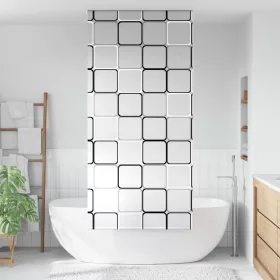 Zuhanyzó redőny 90x240 cm szövet szélessége 86 cm