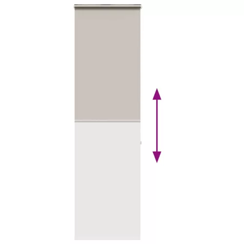 Zuhanyzó redőny kazettával 80x240 cm szövetszélesség 76 cm