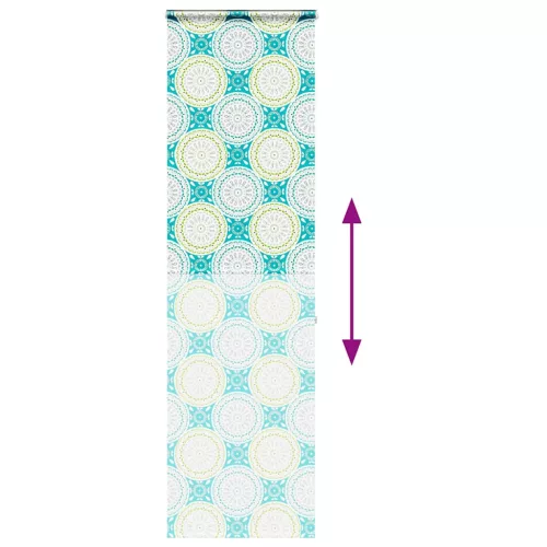 Zuhanyzó redőny kazettával 70x240 cm szövetszélesség 66 cm