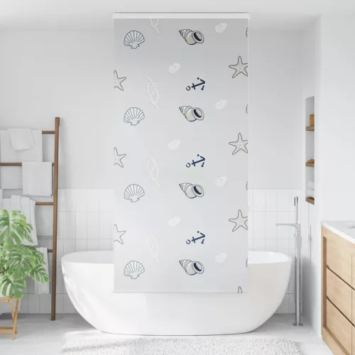 Zuhanyzó redőny kazettával 90x240 cm szövet szélessége 86 cm