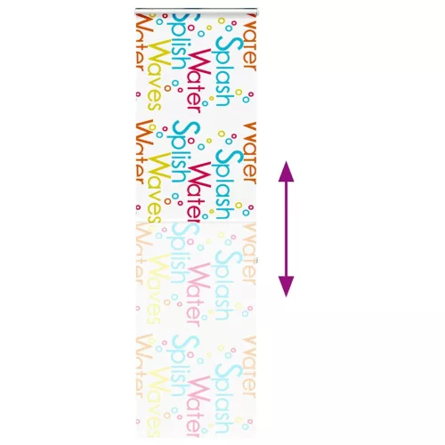 Zuhanyzó redőny kazettával 80x240 cm szövetszélesség 76 cm