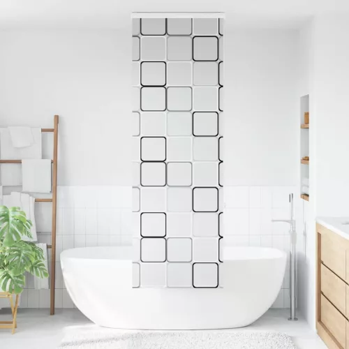 Zuhanyzó redőny kazettával 70x240 cm szövetszélesség 66 cm