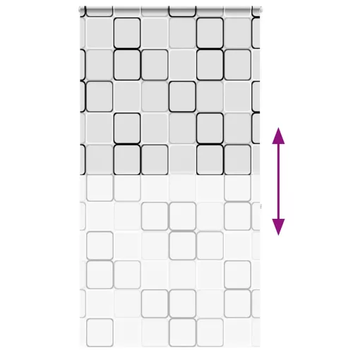 Zuhanyzó redőny kazettával 130x240 cm szövet szélessége 126 cm