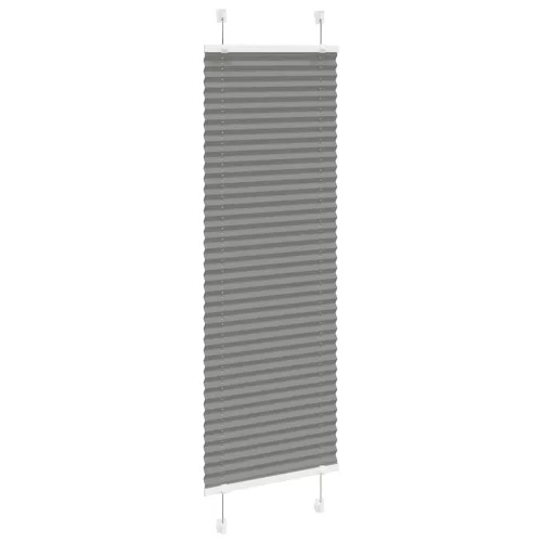 Pliszírozott redőny antracit 45x100 cm szövetszélesség 44,4 cm