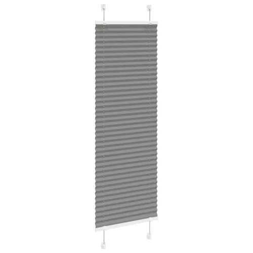 Pliszírozott redőny antracit 50x100 cm szövetszélesség 49,4 cm