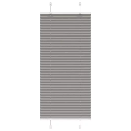 Pliszírozott redőny antracit 60x100 cm szövetszélesség 59,4 cm