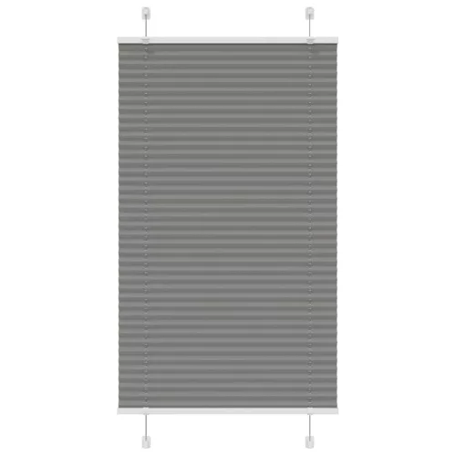 Pliszírozott redőny antracit 70x100 cm szövetszélesség 69,4 cm