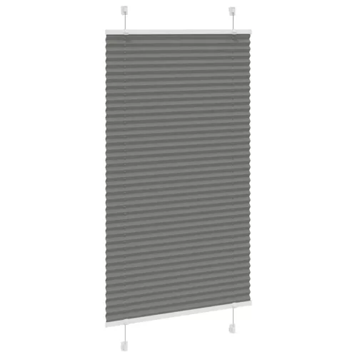 Pliszírozott redőny antracit 70x100 cm szövetszélesség 69,4 cm