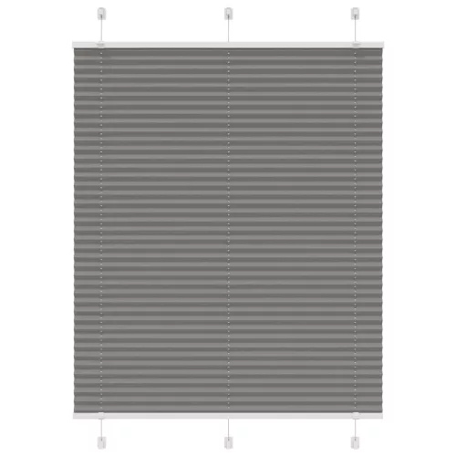 Pliszírozott redőny antracit 105x100 cm szövetszélesség 104,4cm