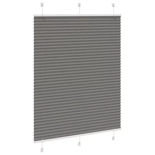 Pliszírozott redőny antracit 105x100 cm szövetszélesség 104,4cm