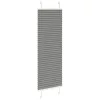 Pliszírozott redőny antracit 45x150 cm szövetszélesség 44,4 cm