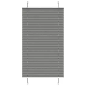   Pliszírozott redőny antracit 75x150 cm szövetszélesség 74,4 cm