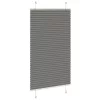 Pliszírozott redőny antracit 75x150 cm szövetszélesség 74,4 cm
