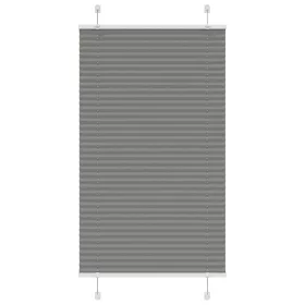   Pliszírozott redőny antracit 80x150 cm szövetszélesség 79,4 cm