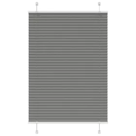   Pliszírozott redőny antracit 100x150 cm szövetszélesség 99,4 cm