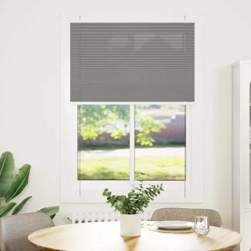 Pliszírozott redőny antracit 100x150 cm szövetszélesség 99,4 cm