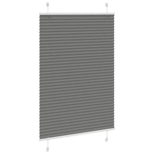 Pliszírozott redőny antracit 100x150 cm szövetszélesség 99,4 cm