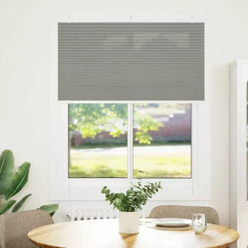 Pliszírozott redőny antracit 105x150 cm szövetszélesség 104,4cm