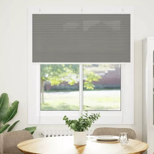 Pliszírozott redőny antracit 120x150 cm szövetszélesség 119,4cm