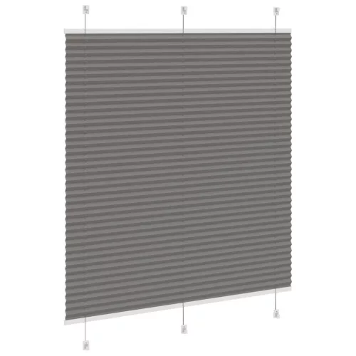 Pliszírozott redőny antracit 120x150 cm szövetszélesség 119,4cm