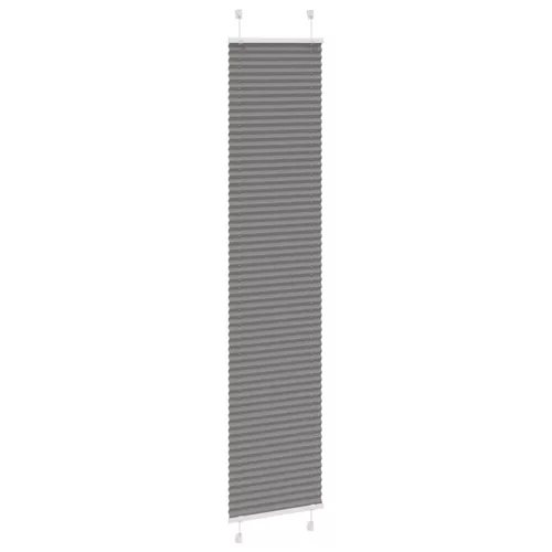 Pliszírozott redőny antracit 40x200 cm szövetszélesség 39,4 cm