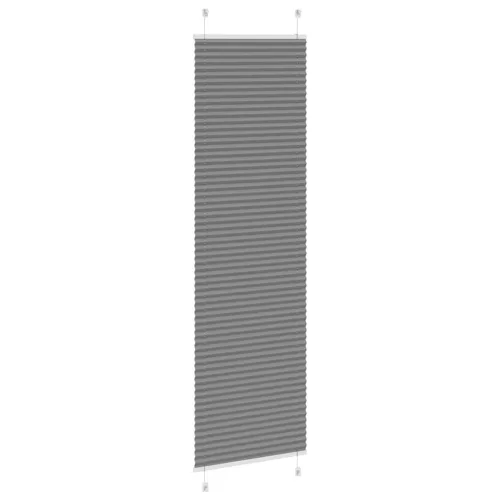 Pliszírozott redőny antracit 55x200 cm szövetszélesség 54,4 cm