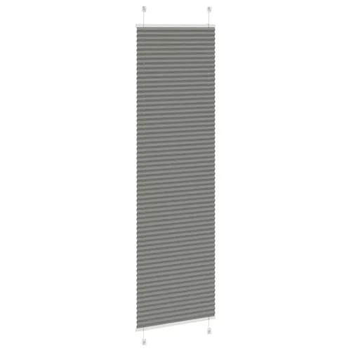 Pliszírozott redőny antracit 60x200 cm szövetszélesség 59,4 cm