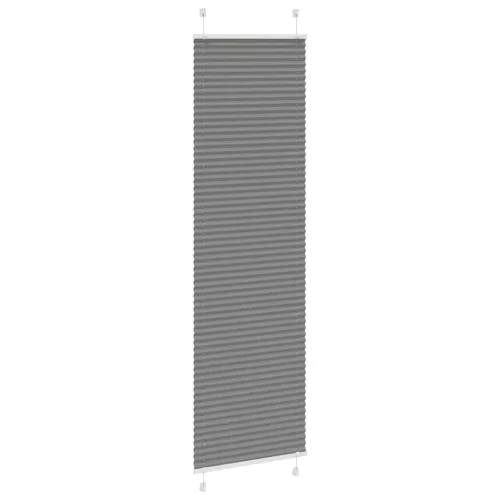 Pliszírozott redőny antracit 65x200 cm szövetszélesség 64,4 cm