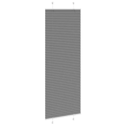 Pliszírozott redőny antracit 75x200 cm szövetszélesség 74,4 cm