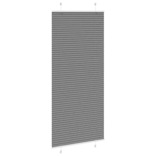Pliszírozott redőny antracit 100x200 cm szövetszélesség 99,4 cm