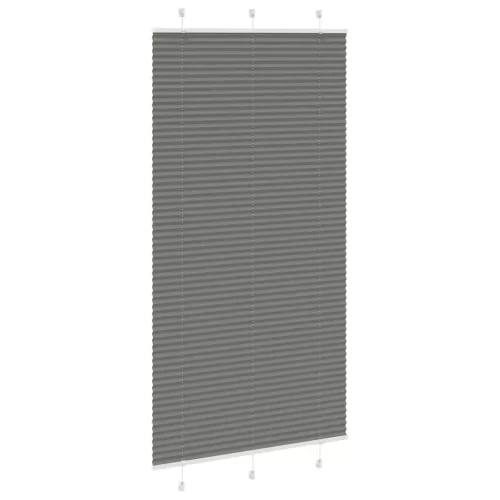 Pliszírozott redőny antracit 110x200 cm szövetszélesség 109,4cm