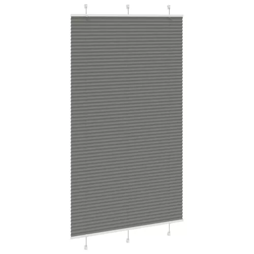 Pliszírozott redőny antracit 120x200 cm szövetszélesség 119,4cm