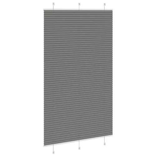 Pliszírozott redőny antracit 120x200 cm szövetszélesség 119,4cm