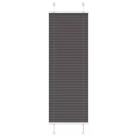   Pliszírozott redőny fekete 40x100 cm szövetszélesség 39,4 cm